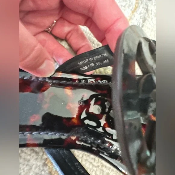 Tory Burch miller tortoise shell sandals - Picture 3 of 5